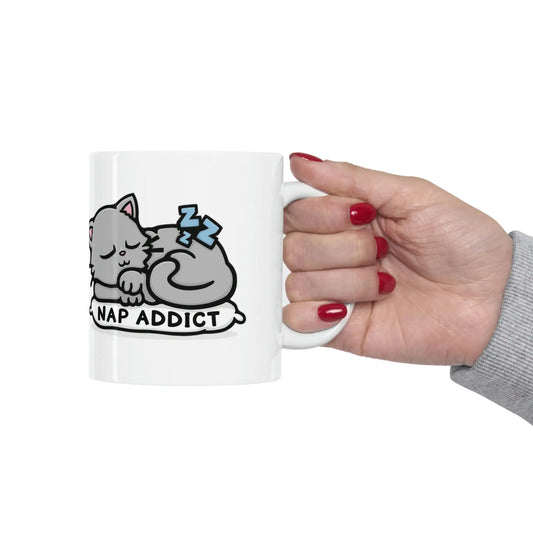 Tasse “Nap Addict” – Pour les vrais amoureux des chats et du repos