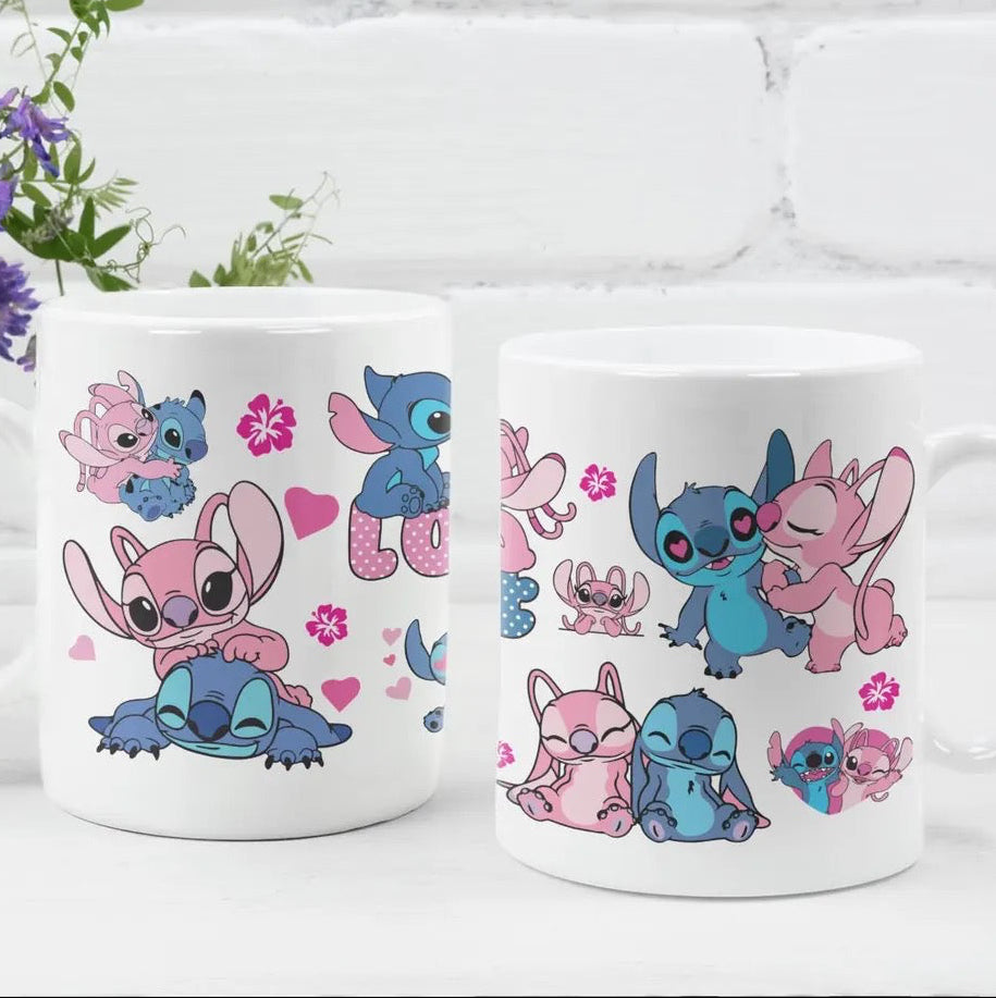 Stitch & Angel Mug