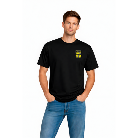 T-shirt Homme Noir “Explore Summer Paradise” – Streetwear Urbain