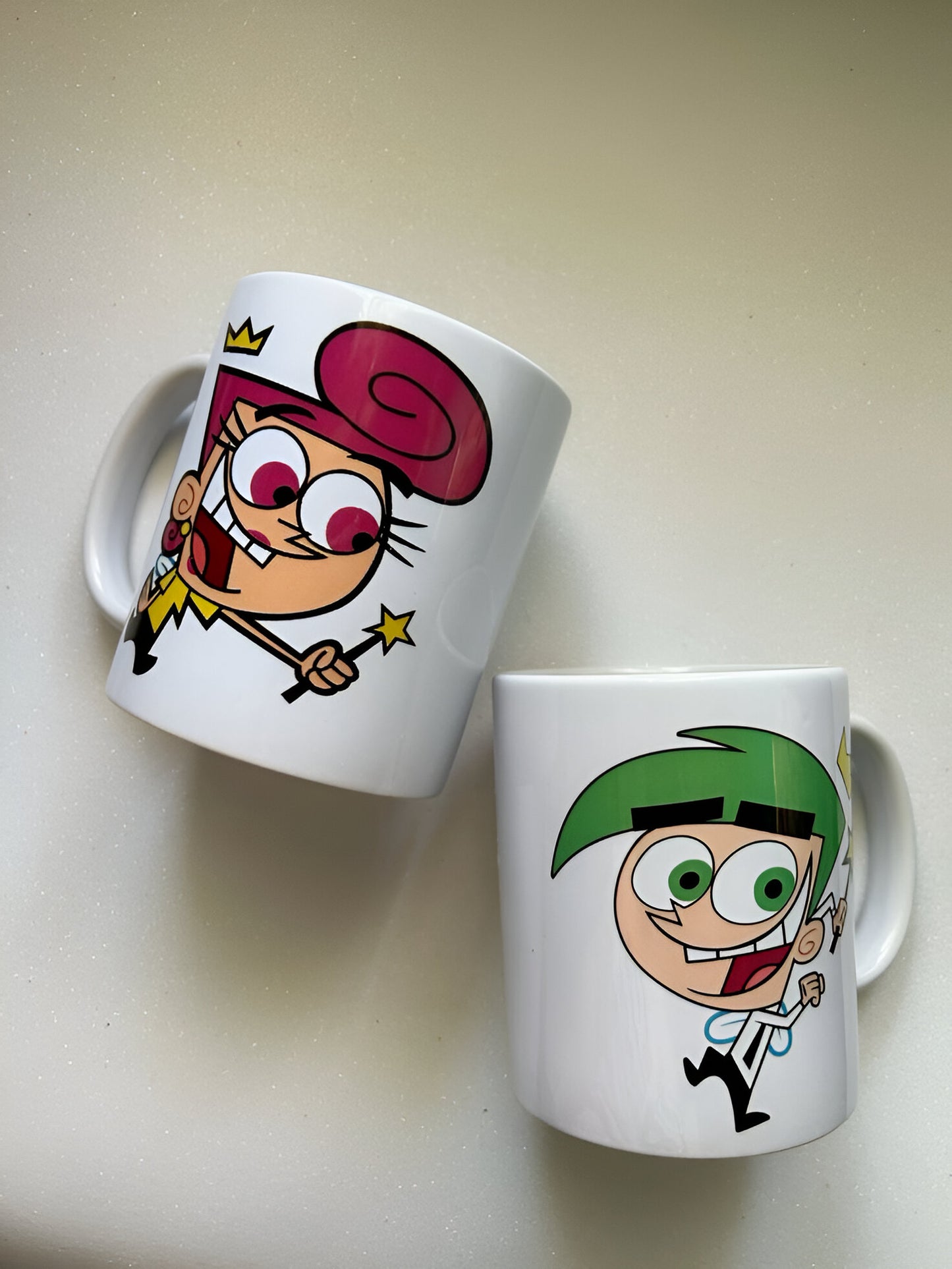 Mug style fées magiques cartoon – Tasse kawaii personnages magiques
