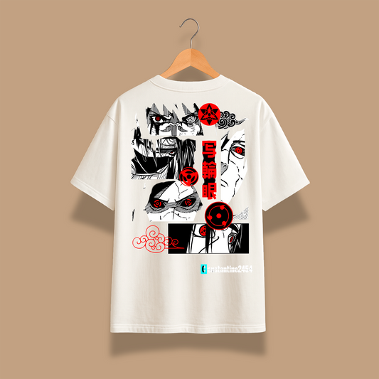 T-shirt Naruto – Mangekyō Sharingan Edition