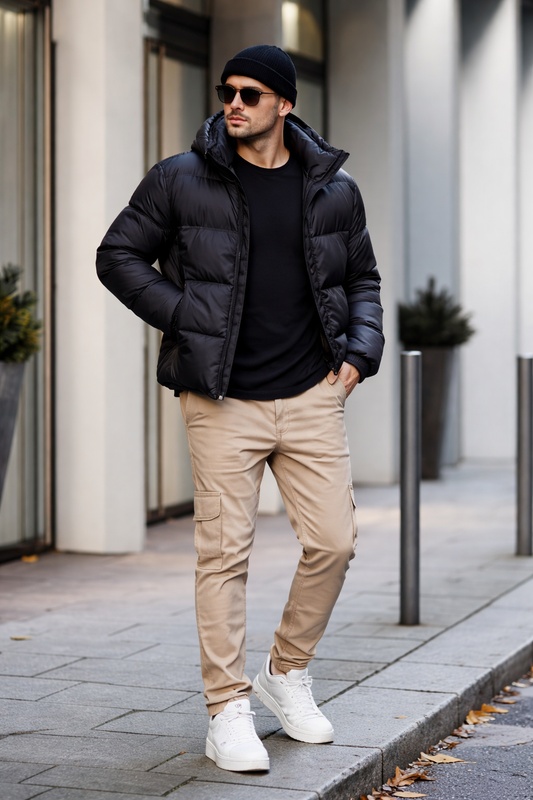 T-shirt noir homme streetwear Brooklyn