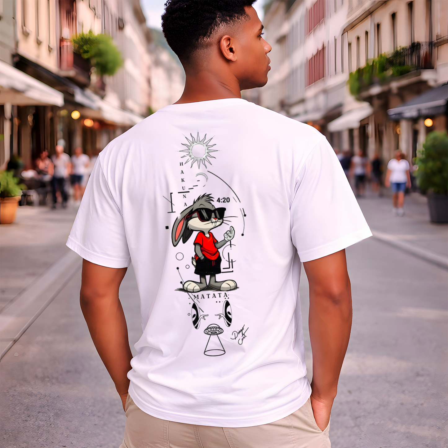 T-Shirt Oversize Hakuna Matata Rabbit