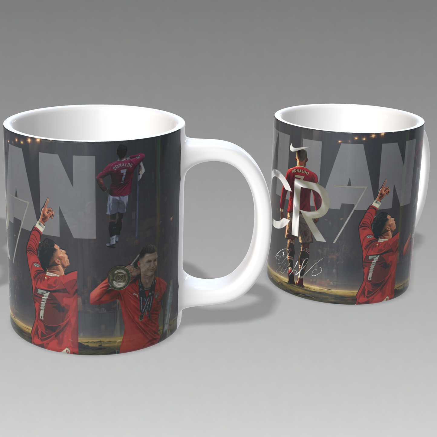 Mug Cristiano Ronaldo Personnalisé avec Prénom – Tasse Football CR7