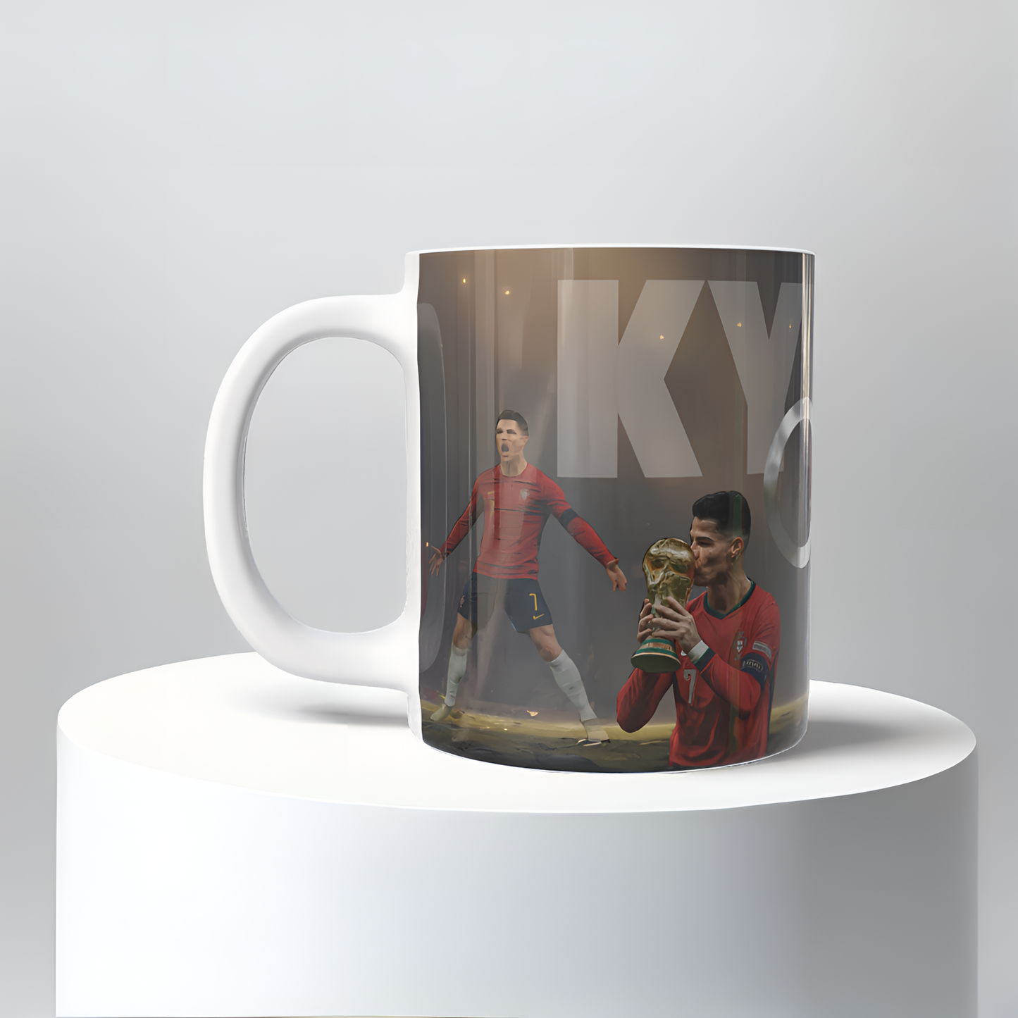 Mug Cristiano Ronaldo Personnalisé avec Prénom – Tasse Football CR7