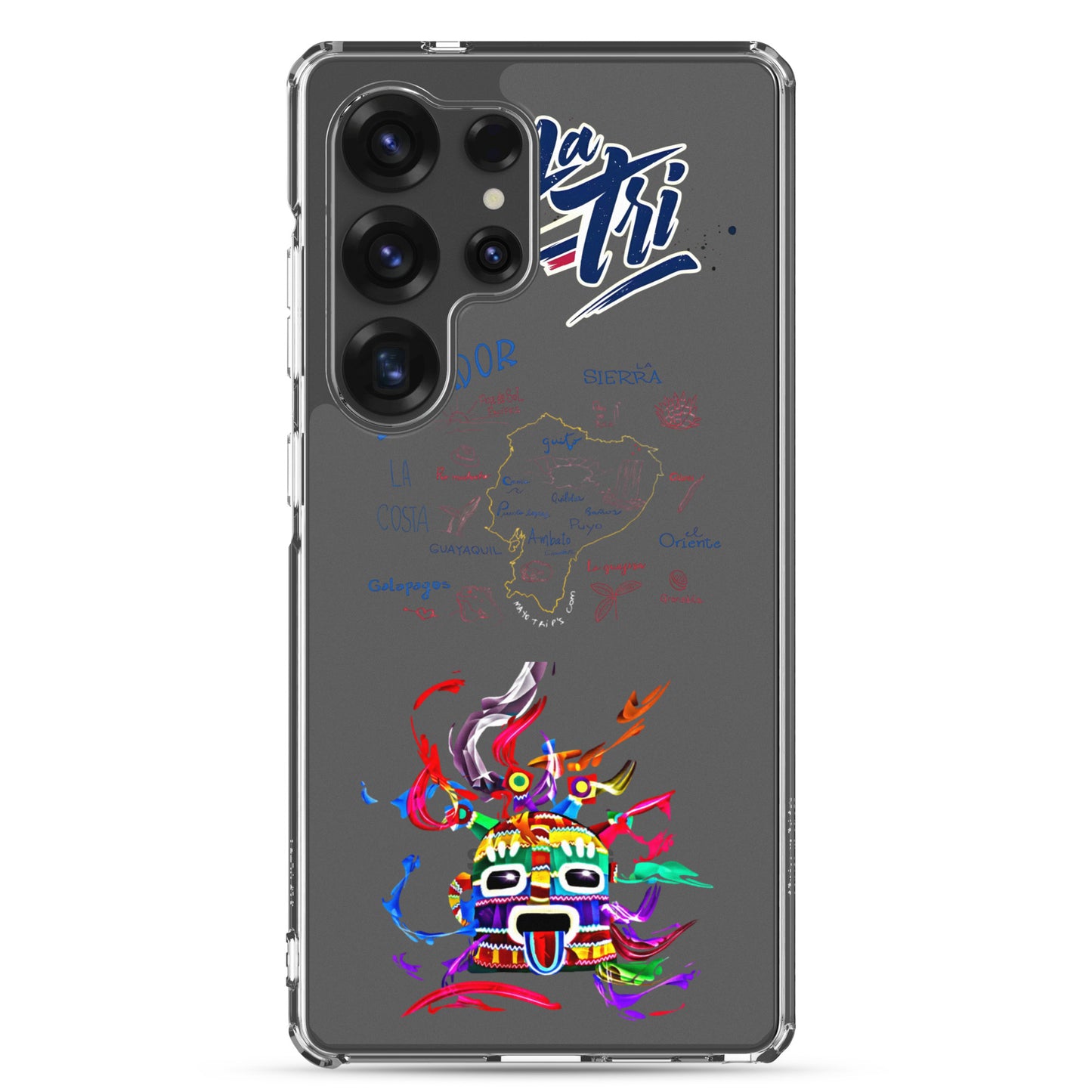 Coque Samsung transparente Équateur La Tri - football Ecuador