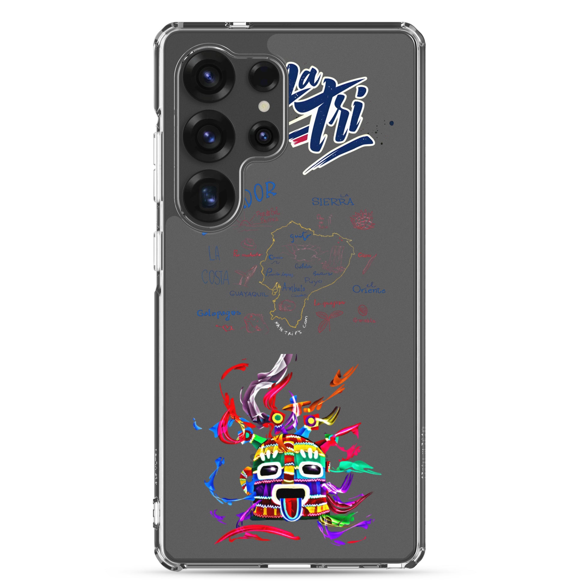 Coque Samsung transparente Équateur La Tri - football Ecuador