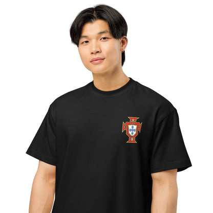 T-shirt oversize Cristiano Ronaldo Portugal noir - football homme