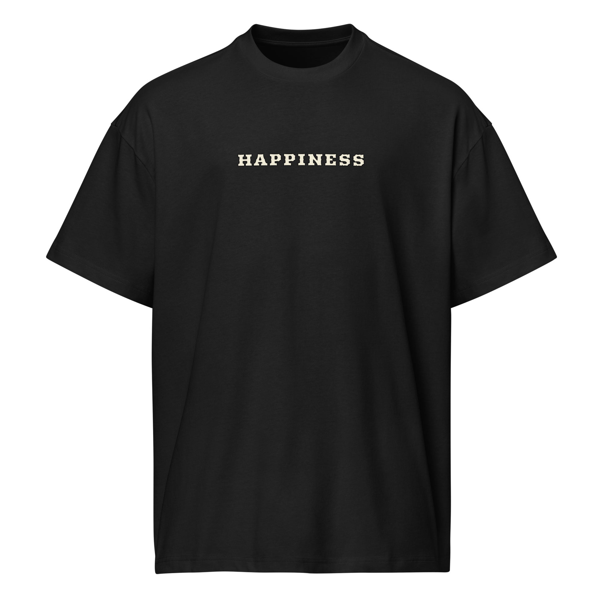 T-shirt Happiness Worldwide noir face - streetwear