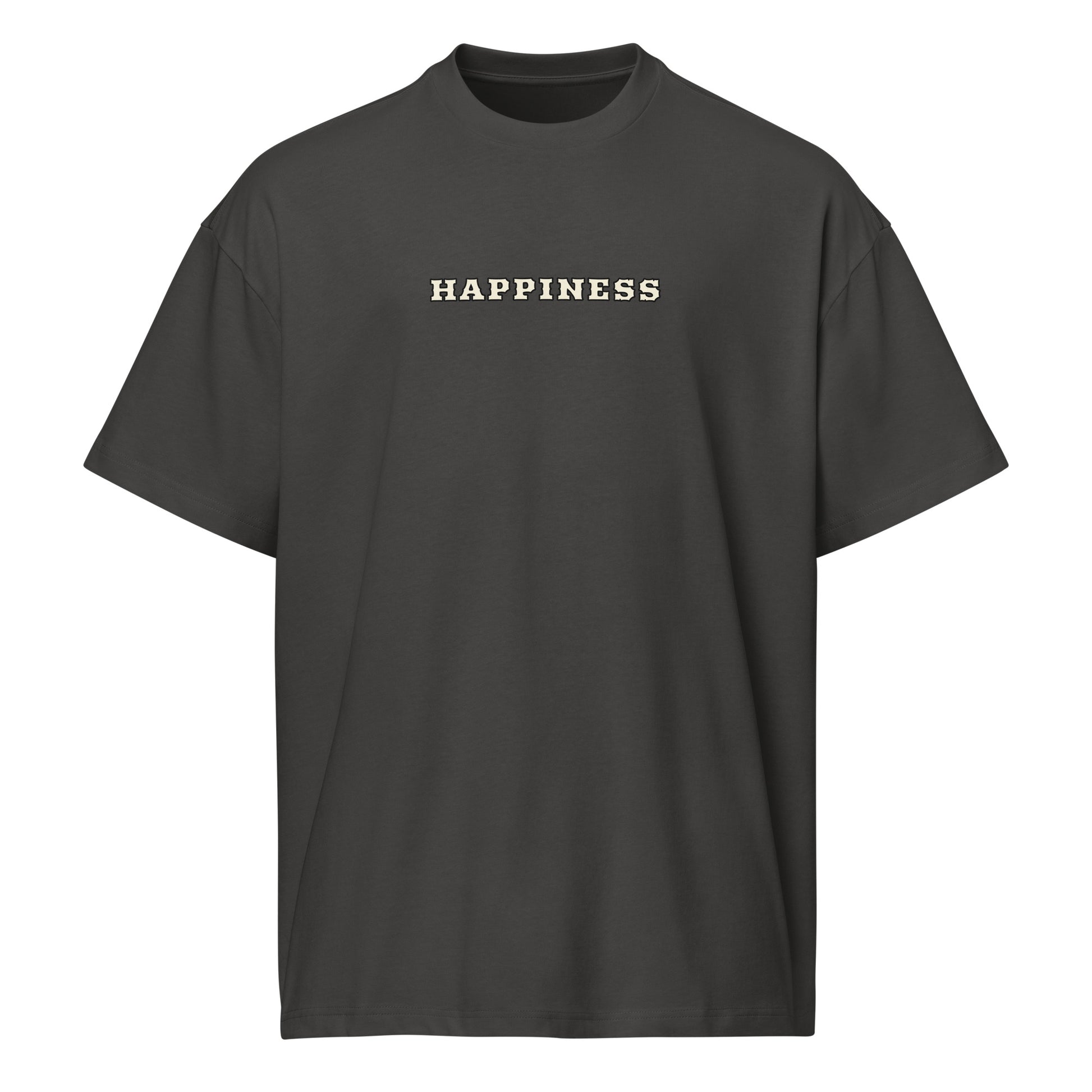 T-shirt Happiness Worldwide noir vintage face - streetwear