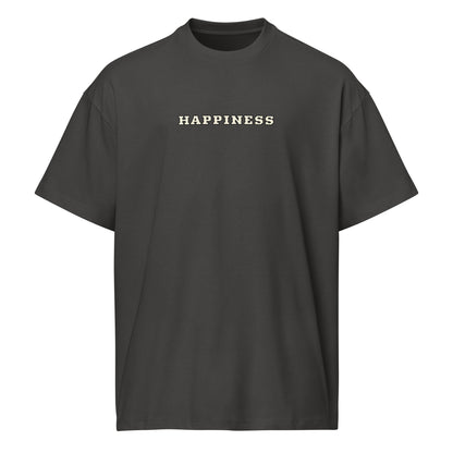 T-shirt Happiness Worldwide noir vintage face - streetwear