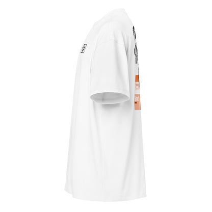 T-shirt Need Space astronaute blanc - profil gauche