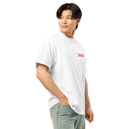 T-shirt Twins Urban Style blanc - profil droit