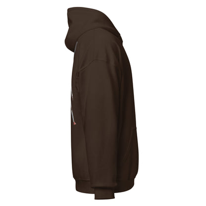 Pull à capuche CR7 Cristiano Ronaldo chocolat – profil droit