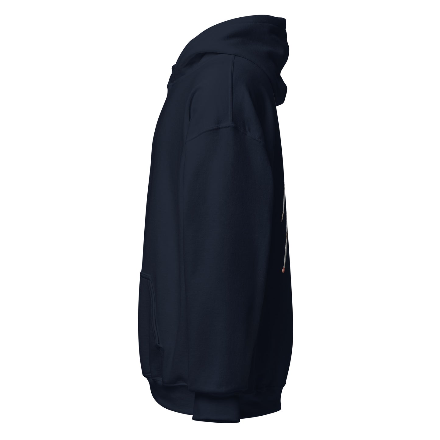 Pull à capuche CR7 Cristiano Ronaldo bleu marine – profil gauche