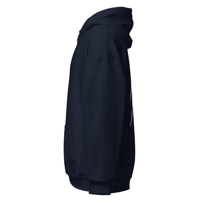 Pull à capuche CR7 Cristiano Ronaldo bleu marine – profil gauche