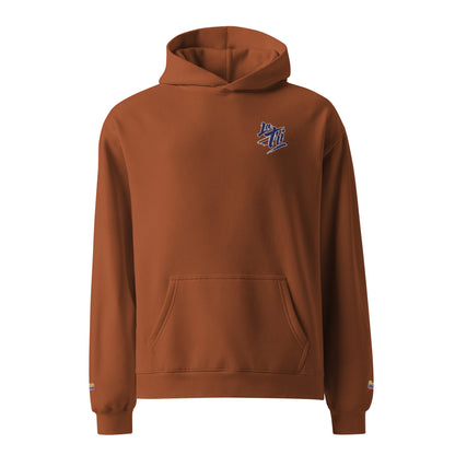 Sweat à capuche oversize unisexe – capuche doublée