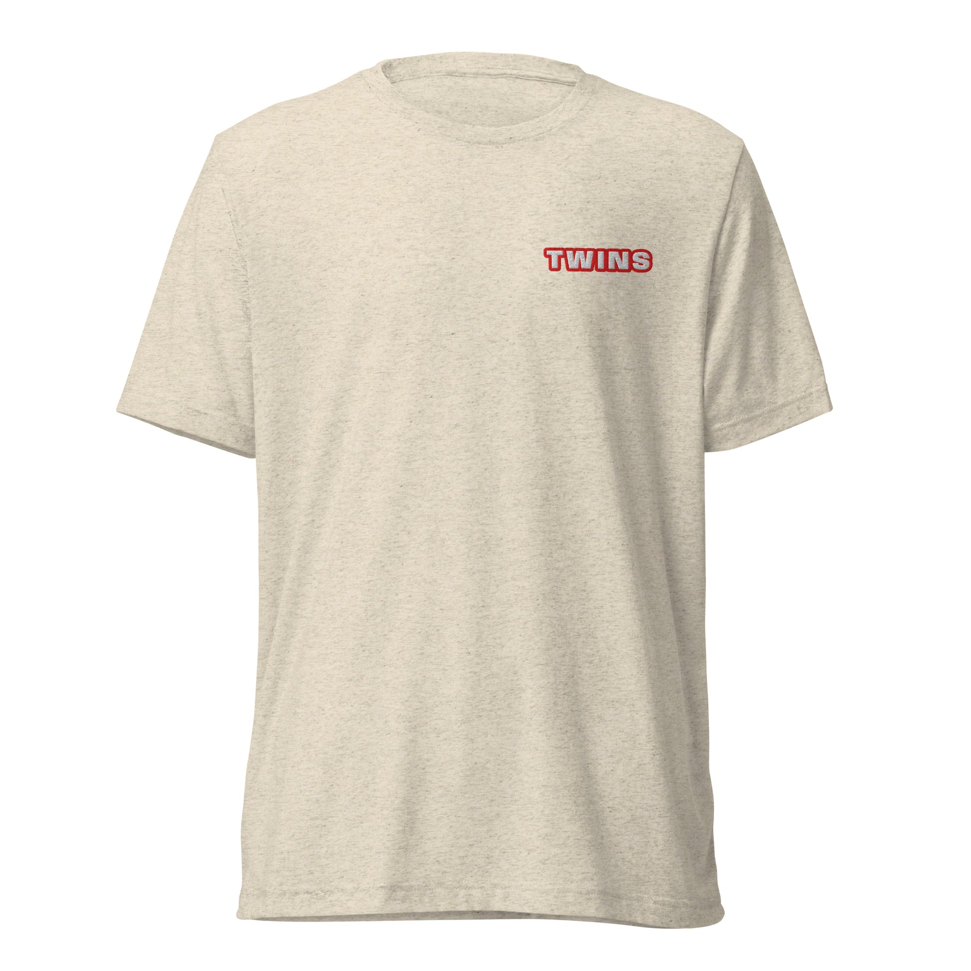 T-shirt Twins Urban Style avoine face - broderie Twins
