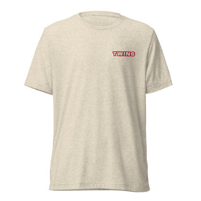 T-shirt Twins Urban Style avoine face - broderie Twins