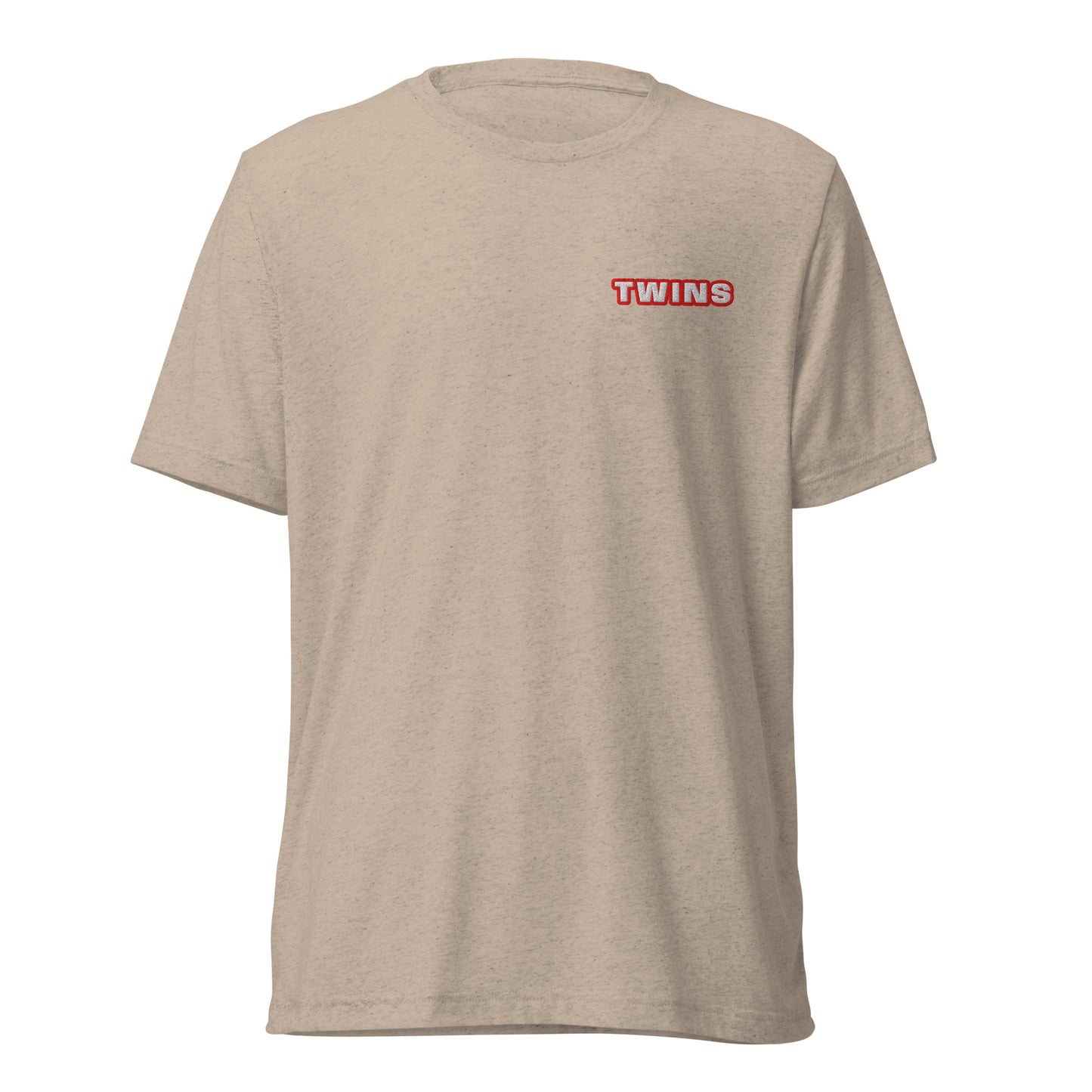 T-shirt Twins Urban Style beige face - broderie Twins